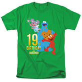 Sesame Street 19th Birthday Men's 18/1 Cotton Short-Sleeve T-Shirt