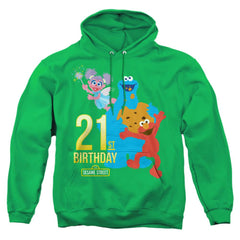 Sesame Street 21st Birthday Men's Pull-Over 75 25 Poly Hoodie