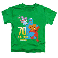 Sesame Street 70th Birthday Toddler 18/1 Cotton Short-Sleeve T-Shirt