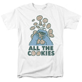 Sesame Street All The Cookies Men's 18/1 Cotton Short-Sleeve T-Shirt