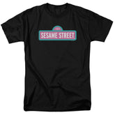 Sesame Street Alt Logo Men's 18/1 Cotton Short-Sleeve T-Shirt