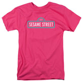 Sesame Street Alt Logo Men's 18/1 Cotton Short-Sleeve T-Shirt