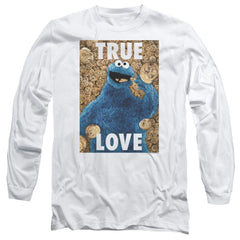 Sesame Street Beautiful Cookies Men's 18/1 Cotton Long-Sleeve T-Shirt