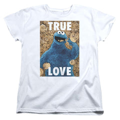 Sesame Street Beautiful Cookies Women's 18/1 Cotton Short-Sleeve T-Shirt