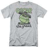 Sesame Street Canned Grouch Men's 18/1 Cotton Short-Sleeve T-Shirt