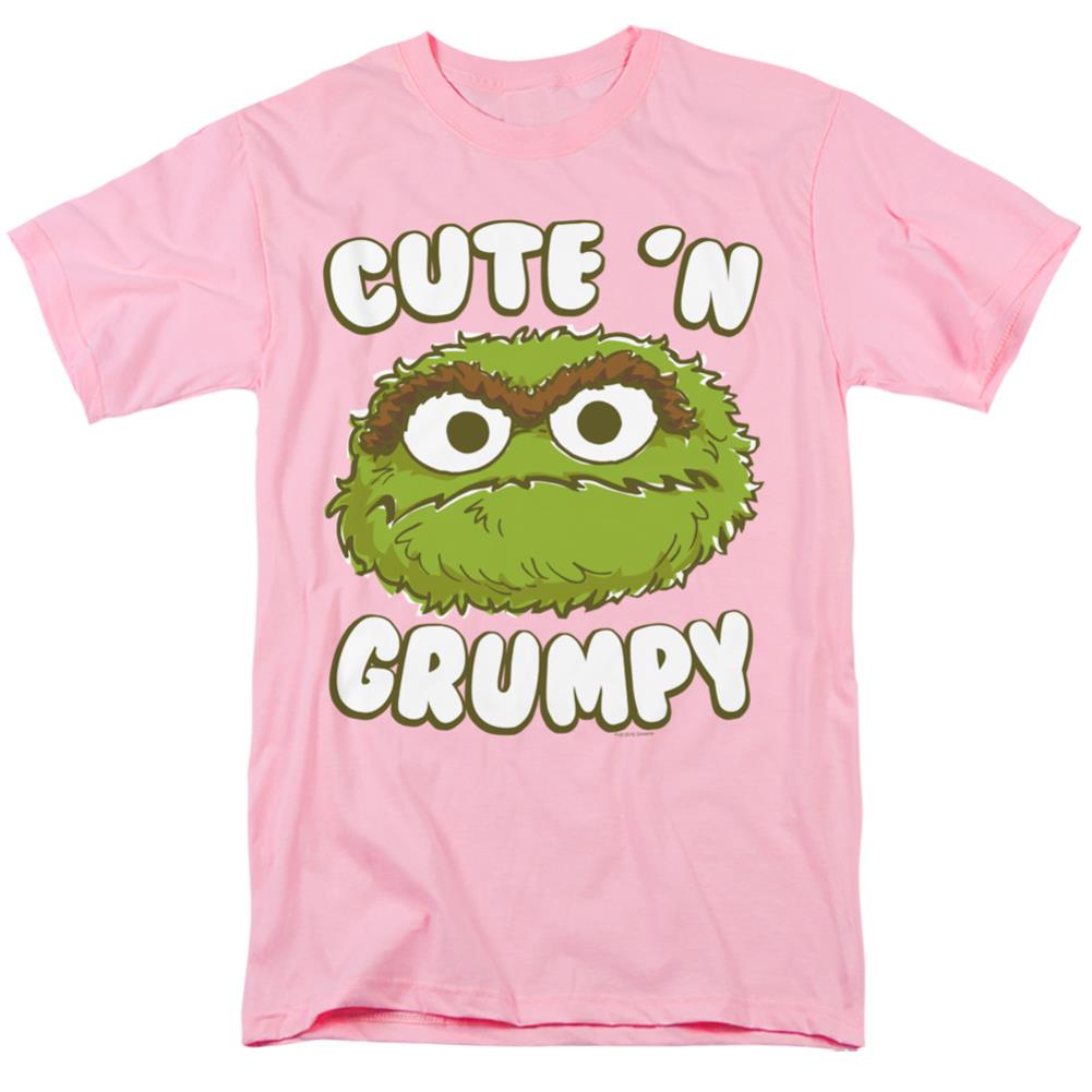 Sesame Street Cute N Grumpy Men's 18/1 Cotton Short-Sleeve T-Shirt