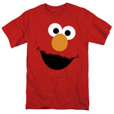 Sesame Street Elmo Face Men's 18/1 Cotton Short-Sleeve T-Shirt