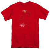 Sesame Street Elmo Loves You Men's 18/1 Cotton Short-Sleeve T-Shirt