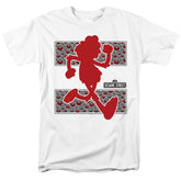 Sesame Street Elmo Runs Men's 18/1 Cotton Short-Sleeve T-Shirt