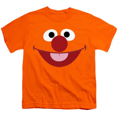 Sesame Street Ernie Face Youth 18/1 100% Cotton Short-Sleeve T-Shirt