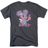 Sesame Street Flat Abby Men's 18/1 Cotton Short-Sleeve T-Shirt
