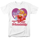 Sesame Street Friendship Men's 18/1 Cotton Short-Sleeve T-Shirt
