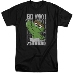 Sesame Street Go Away Men's 18/1 Tall Cotton Short-Sleeve T-Shirt