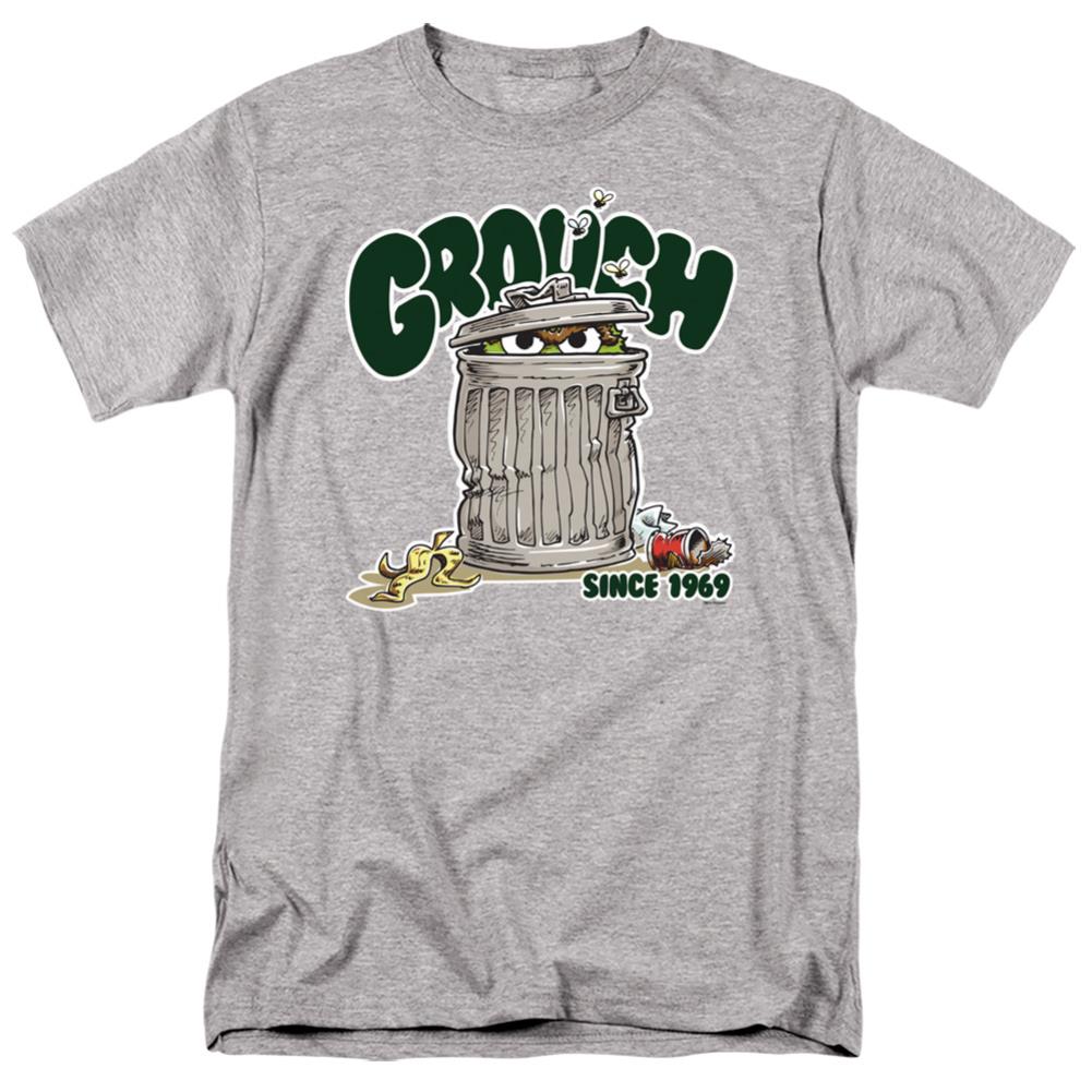 Sesame Street Grouch Men's 18/1 Cotton Short-Sleeve T-Shirt
