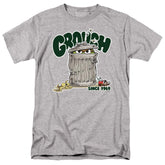 Sesame Street Grouch Men's 18/1 Cotton Short-Sleeve T-Shirt