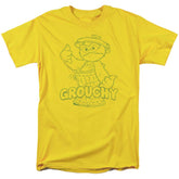 Sesame Street Grouchy Men's 18/1 Cotton Short-Sleeve T-Shirt