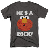 Sesame Street He's A Rock Men's 18/1 Cotton Short-Sleeve T-Shirt