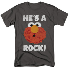Sesame Street He's A Rock Men's 18/1 Cotton Short-Sleeve T-Shirt
