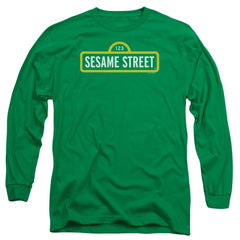 Sesame Street Logo Men's 18/1 Cotton Long-Sleeve T-Shirt