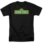 Sesame Street Logo Men's 18/1 Cotton Short-Sleeve T-Shirt