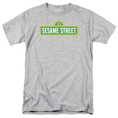 Sesame Street Logo Men's 18/1 Cotton Short-Sleeve T-Shirt