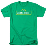 Sesame Street Logo Men's 18/1 Cotton Short-Sleeve T-Shirt