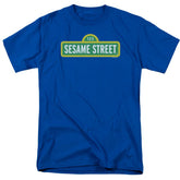 Sesame Street Logo Men's 18/1 Cotton Short-Sleeve T-Shirt