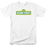 Sesame Street Logo Men's 18/1 Cotton Short-Sleeve T-Shirt