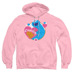 Sesame Street Love Cookies Men's Pull-Over 75 25 Poly Hoodie