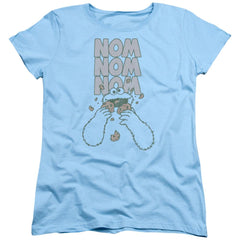 Sesame Street Nom Nom Women's 18/1 Cotton Short-Sleeve T-Shirt