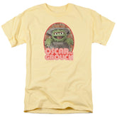 Sesame Street Oscar Iron On Men's 18/1 Cotton Short-Sleeve T-Shirt