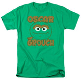 Sesame Street Oscar Sandwich Men's 18/1 Cotton Short-Sleeve T-Shirt