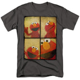 Sesame Street Photo Booth Elmo Men's 18/1 Cotton Short-Sleeve T-Shirt