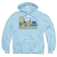 Sesame Street Sesame Group Men's Pull-Over 75 25 Poly Hoodie