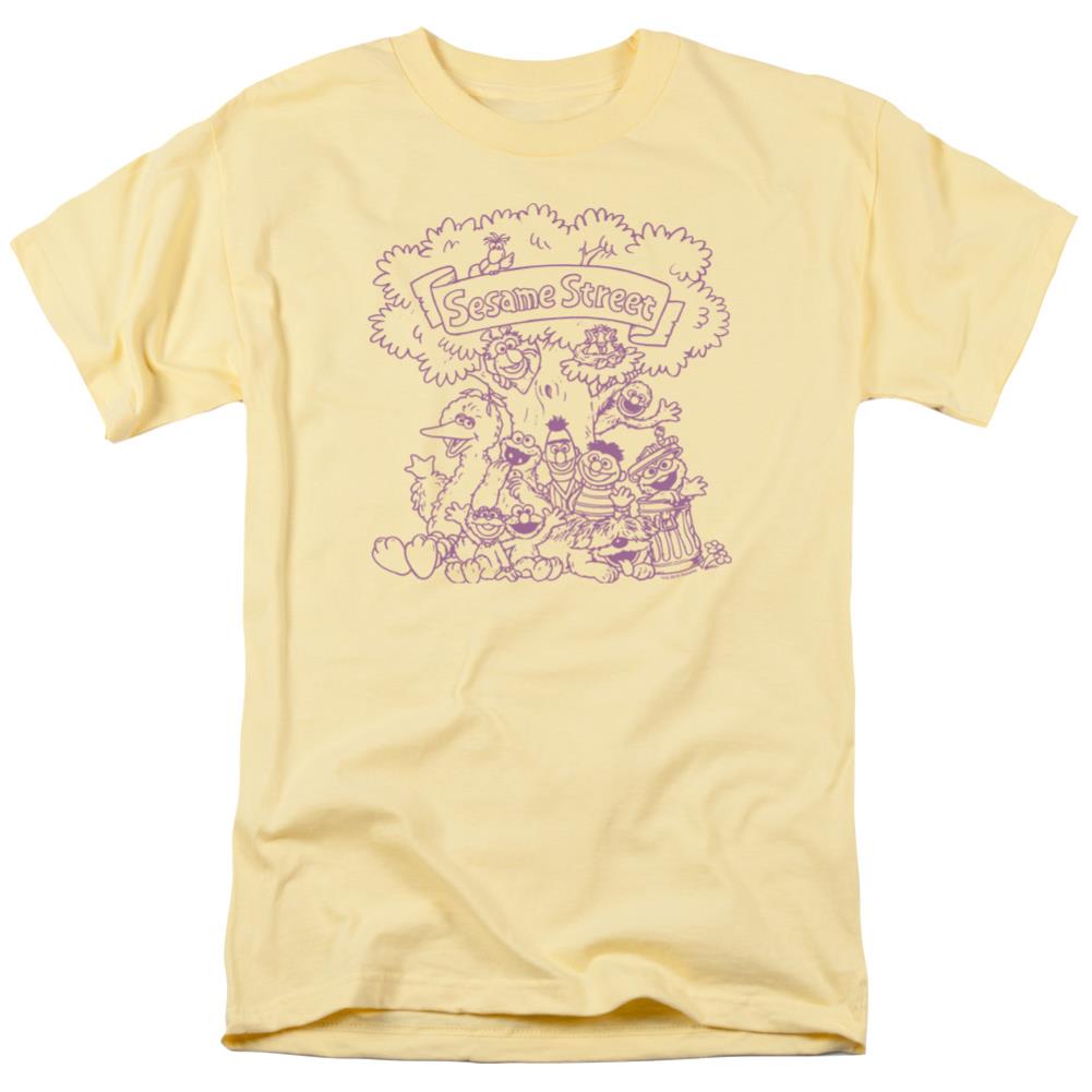Sesame Street Simple Street Men's 18/1 Cotton Short-Sleeve T-Shirt