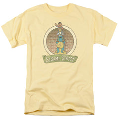 Sesame Street Stacked Group Men's 18/1 Cotton Short-Sleeve T-Shirt