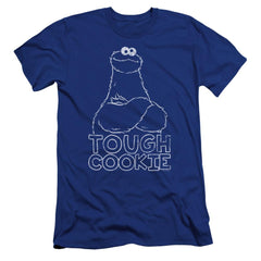 Sesame Street Touch Cookie Men's Ultra-Soft 30/1 Cotton Slim Short-Sleeve T-Shirt
