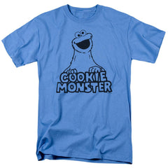 Sesame Street Vintage Cookie Monster Men's 18/1 Cotton Short-Sleeve T-Shirt