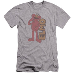 Sesame Street Vintage Elmo Men's Ultra-Soft 30/1 Cotton Slim Short-Sleeve T-Shirt