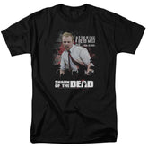 Shaun Of The Dead Hero Must Rise Men's 18/1 Cotton Short-Sleeve T-Shirt