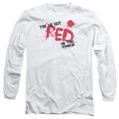 Shaun Of The Dead Red On You Men's 18/1 Cotton Long-Sleeve T-Shirt