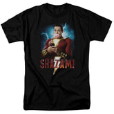 Shazam Movie Blowing Up Men's 18/1 Cotton SS T
