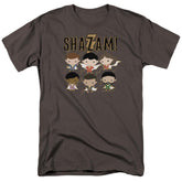 Shazam Movie Chibi Group Men's 18/1 Cotton SS T