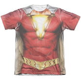 Shazam Movie Shazam Uniform Men's Regular Fit Poly Cotton SS T
