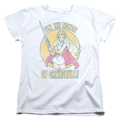 She-Ra Honor Of Grayskull Women's 18/1 Cotton Short-Sleeve T-Shirt
