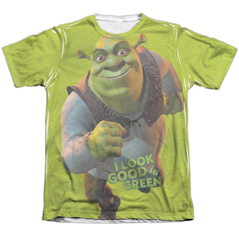 Shrek Trio Men's Regular Fit Poly Cotton Short-Sleeve T-Shirt