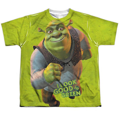 Shrek Trio Youth Regular Fit Poly Short-Sleeve T-Shirt