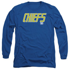 Slap Shot Chiefs Logo Men's 18/1 Cotton Long-Sleeve T-Shirt