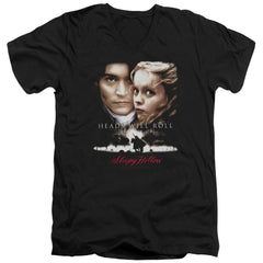 Sleepy Hollow Heads Will Roll Men's 30/1 Cotton Slim V-Neck T-Shirt
