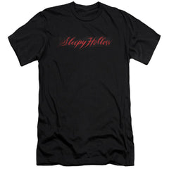 Sleepy Hollow Logo Men's Ultra-Soft 30/1 Cotton Slim Short-Sleeve T-Shirt